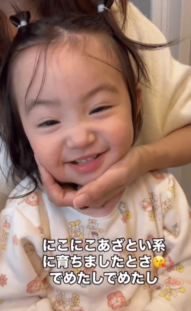 天真爛漫で笑顔いっぱいの可愛らしい姿に（@mimima39さんより提供）