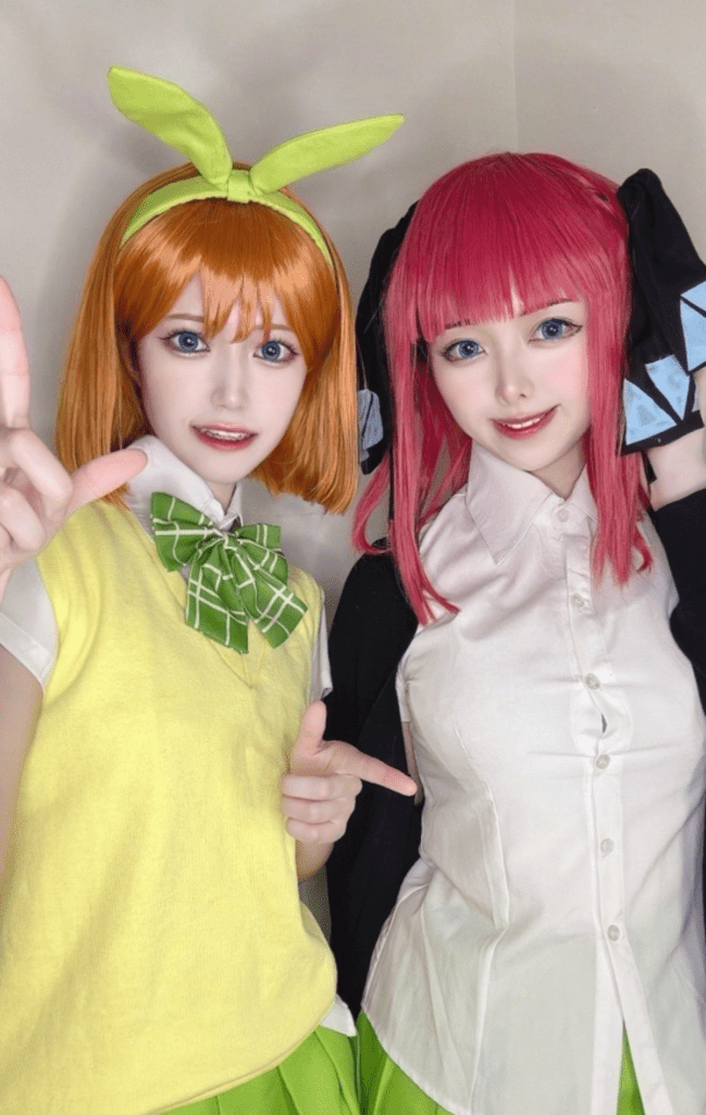 コスプレした2人②（@cos__006さんより提供）