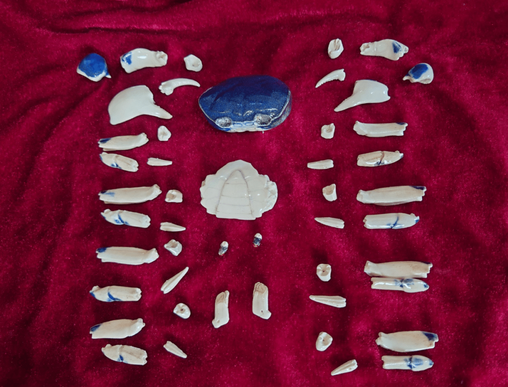 並べられた部品（@Naoaki_Soneさんより提供）