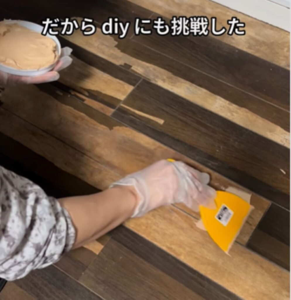 DIYに挑戦（＠tyatya.kataduke_ieさんより提供）