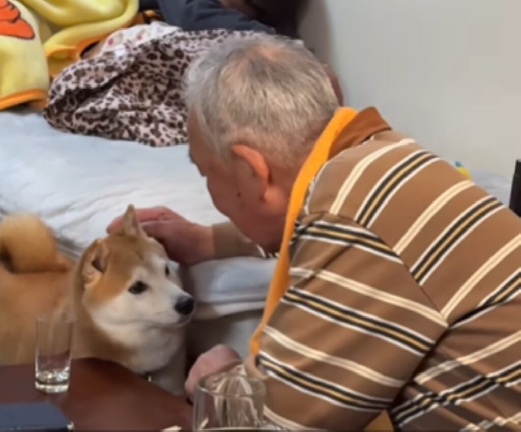 手を添えるおじいちゃん（＠yamada_fuji_さんより提供）