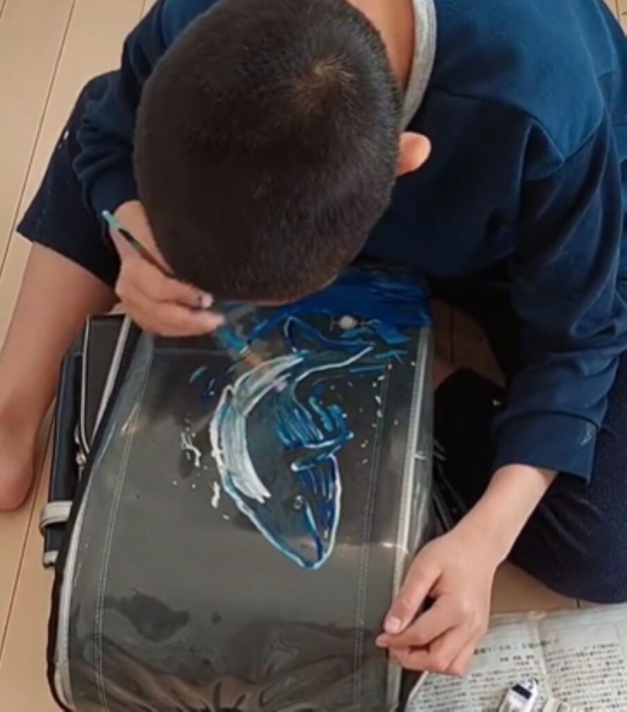 【実際の写真5枚】　ランドセルの様子