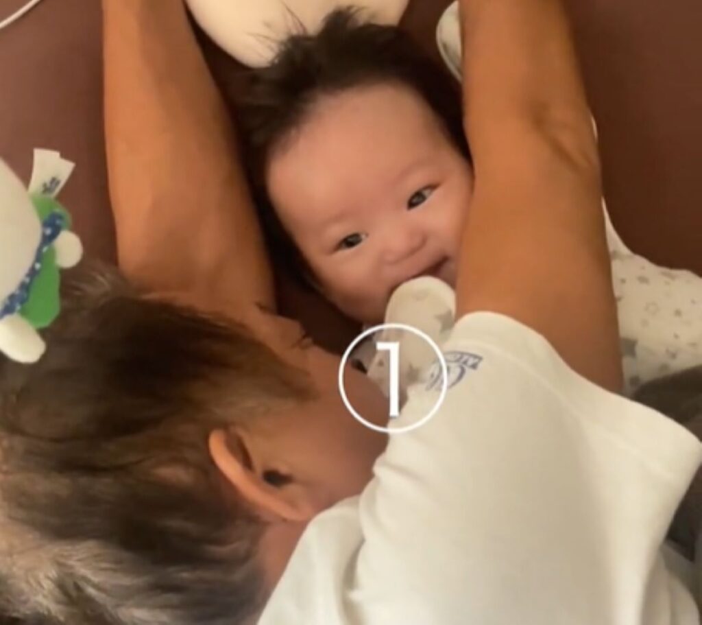 ニコニコしていた娘さんは…（＠rena.s0220さんより提供）