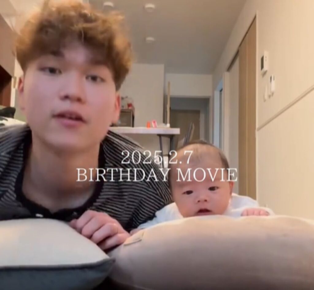 誕生日の動画②（＠kuyamamommyさんより提供）