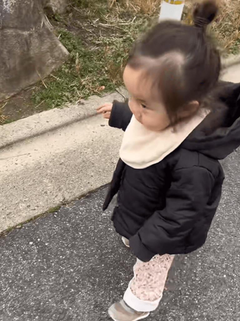 1歳児に『歩数計』を付けて歩いた結果　その歩数に「俺より運動してる」「可愛い」「ママもえらい」