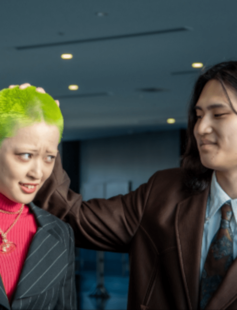 アフター：彼氏に頭を触られる（@fukuryuen82さんより提供）