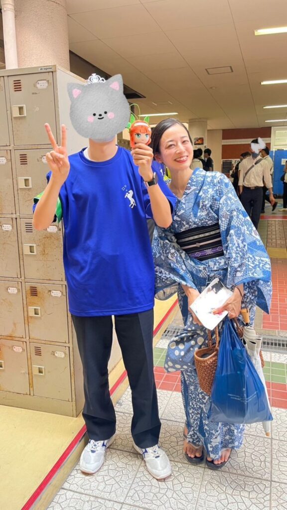 普段のママさんと息子さん（＠chansato3さんより提供）