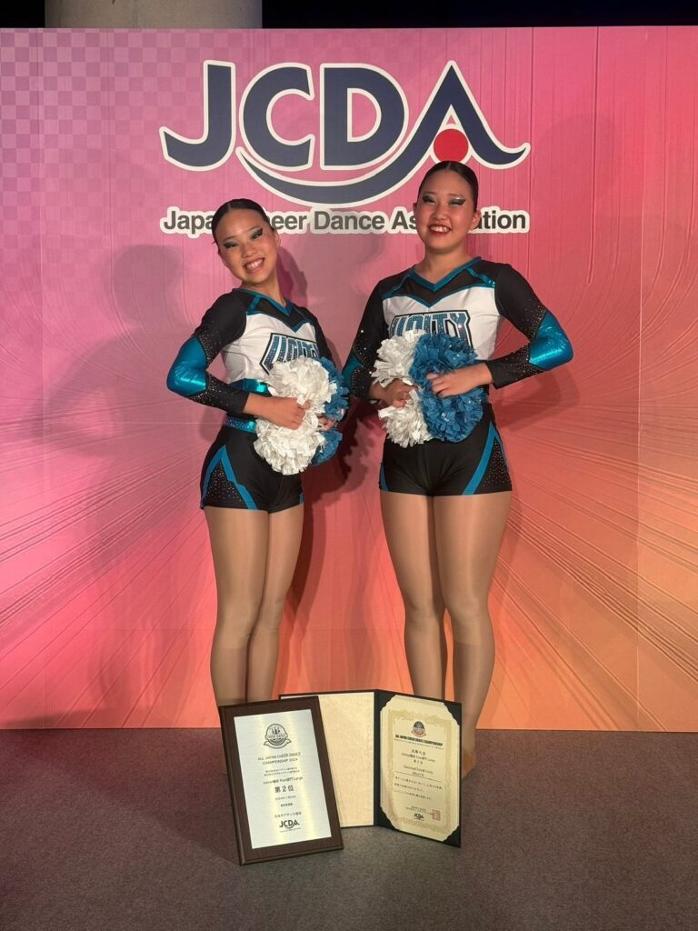 チアダンスに夢中な姉妹（＠kyoooko.111さんより提供）