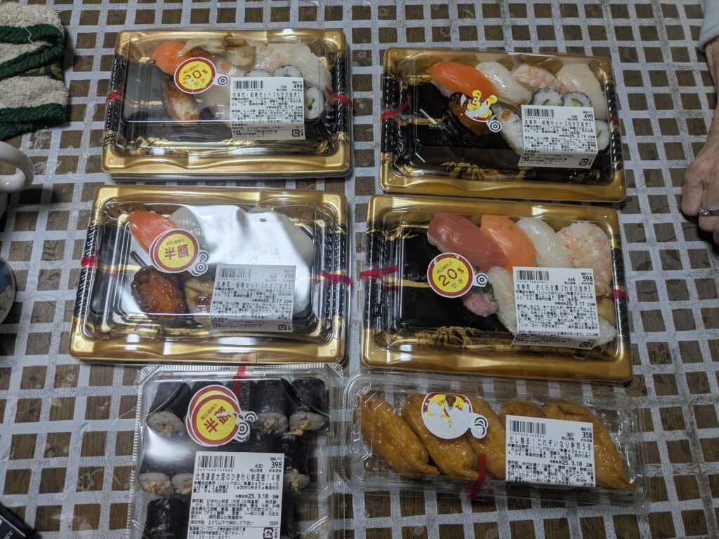 6人前のお寿司（@judsan12さんより提供）