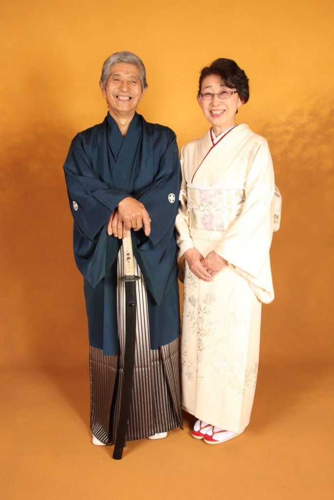 両親の晴れ着姿（＠akarinmamaさんより提供）