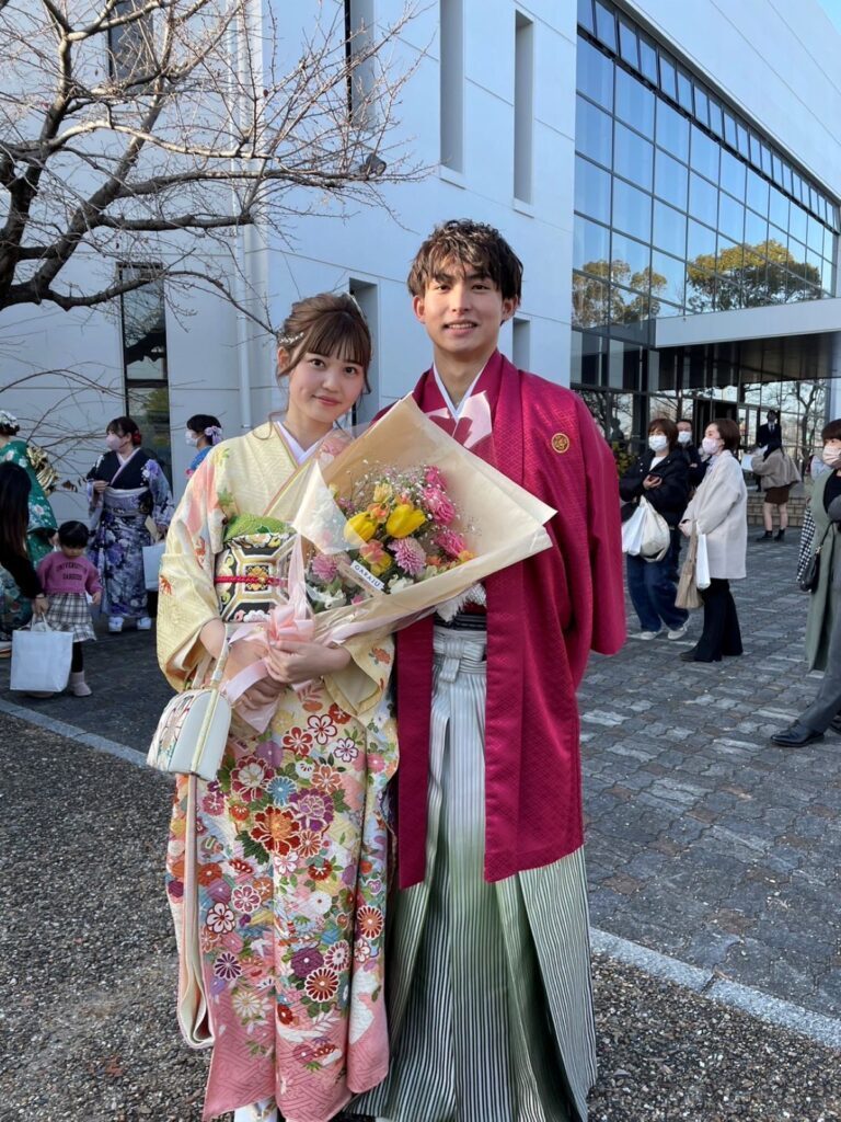 着物姿で（＠yu.yu0314さんより提供）