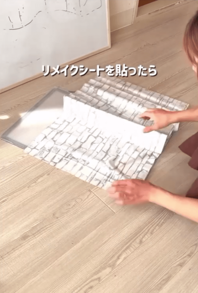 リメイクシートでおしゃれに（@momiji_ieさんより提供）