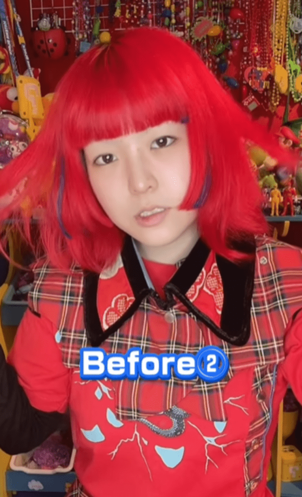 【実際の写真5枚】　メイク後の様子