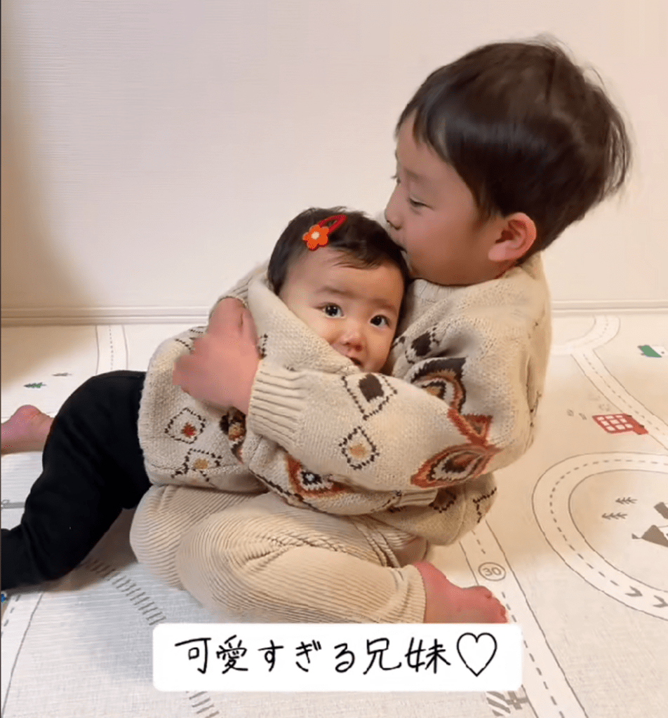 支え合って成長してほしい（@aoto_83さんより提供）