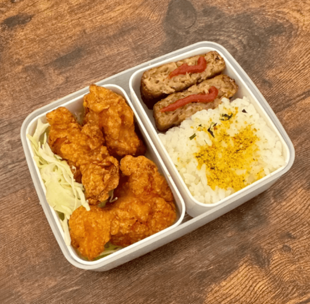 朝5時半起きで作ったお弁当（@singlefatherstさんより提供）