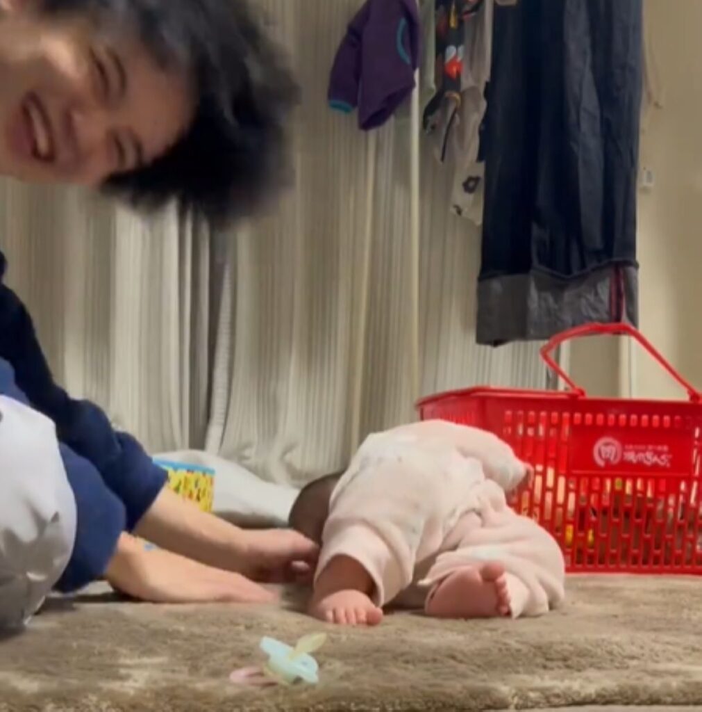 パパさんも大爆笑（＠sou__3325gさんより提供）