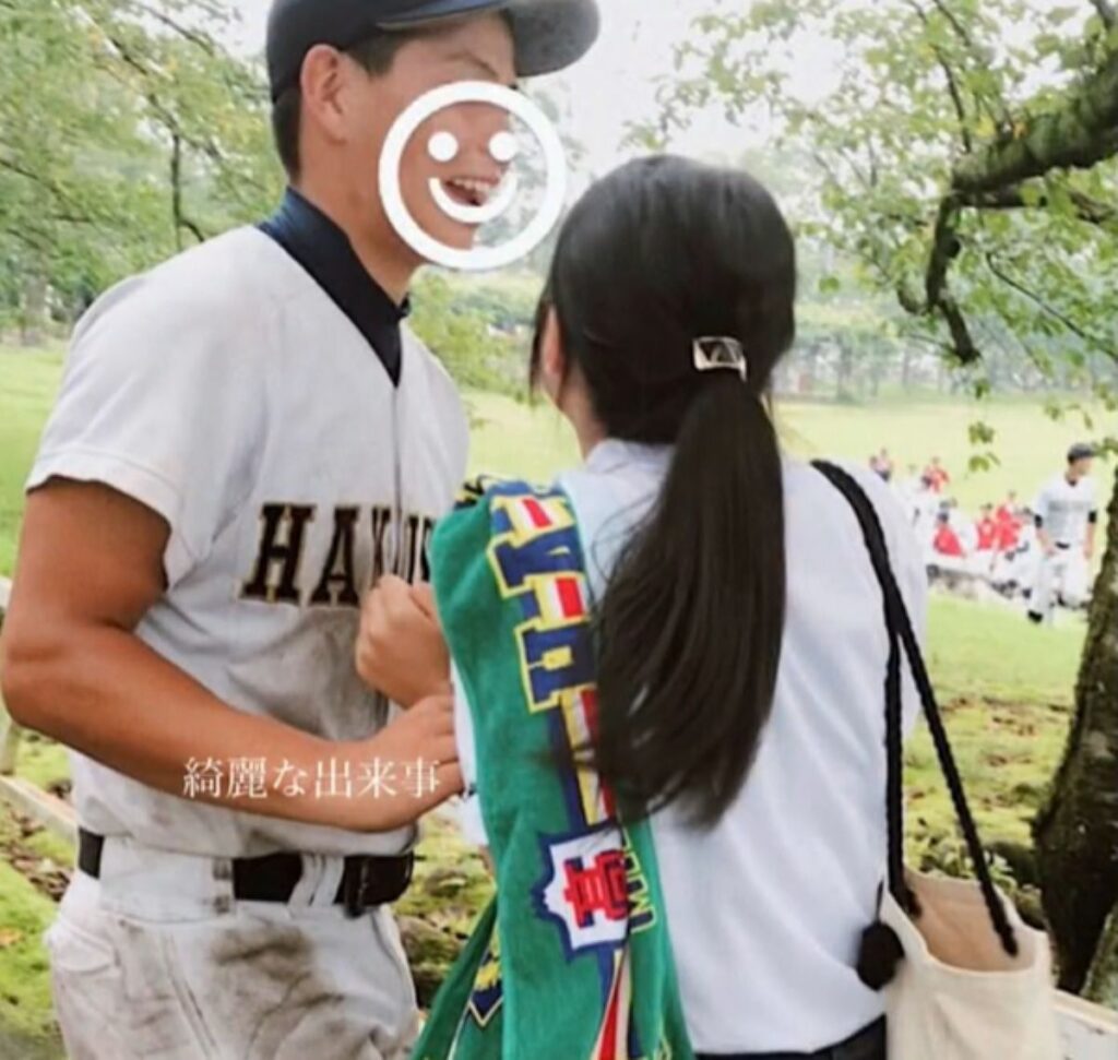 野球の応援に駆けつける様子（＠aaaaaayn0さんより提供）