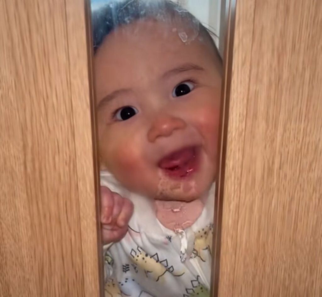 笑顔の息子さん（＠yuto.m3366さんより提供）