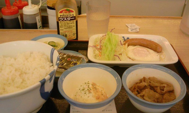 【実際の写真】　リチャードさんが食べた日本食