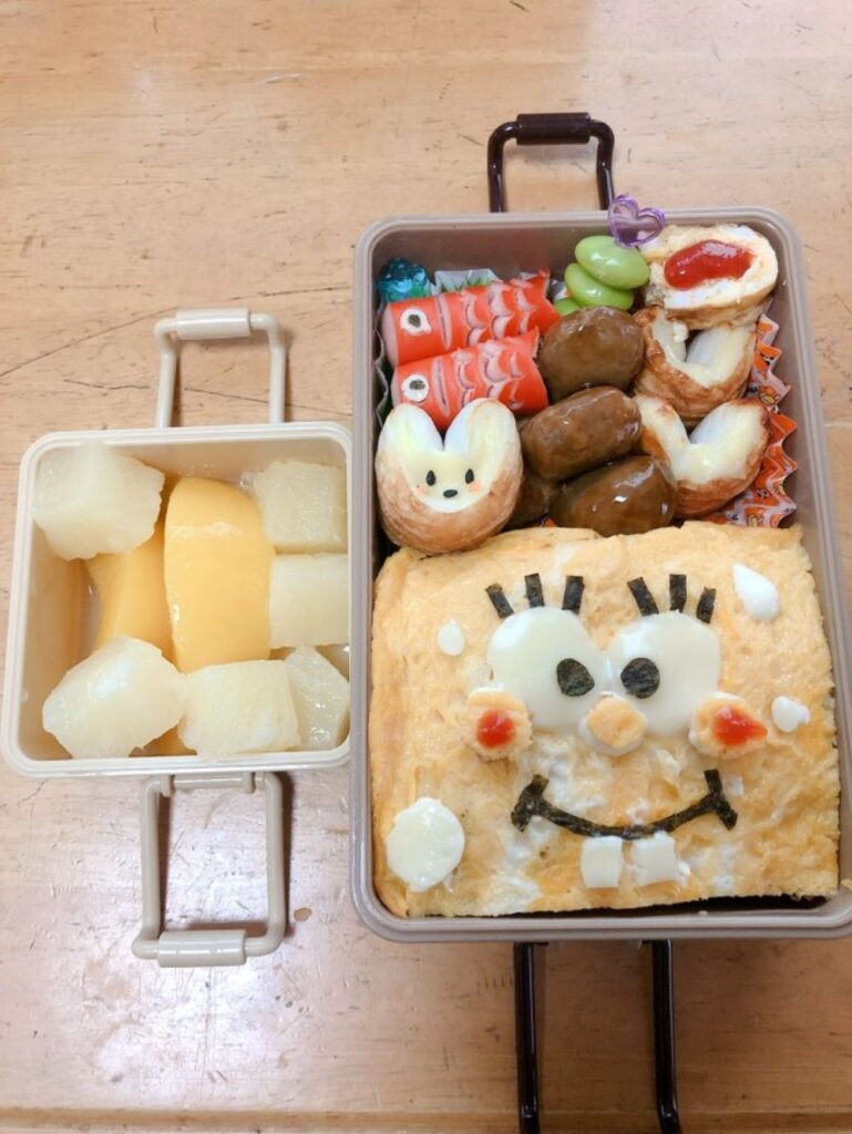 パパさん作のキャラ弁②（＠sf_youpapaさんより提供）