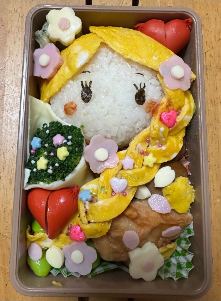 保育園最後のお弁当（＠sf_youpapaさんより提供）