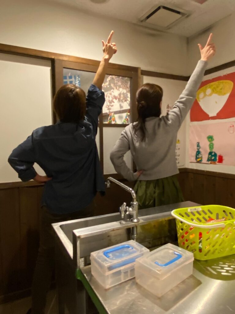 【実際の写真２枚】　３４年後………５０歳の時の写真