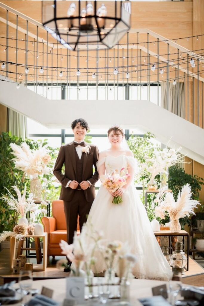 結婚式の写真②（＠minribi0202さんより提供）