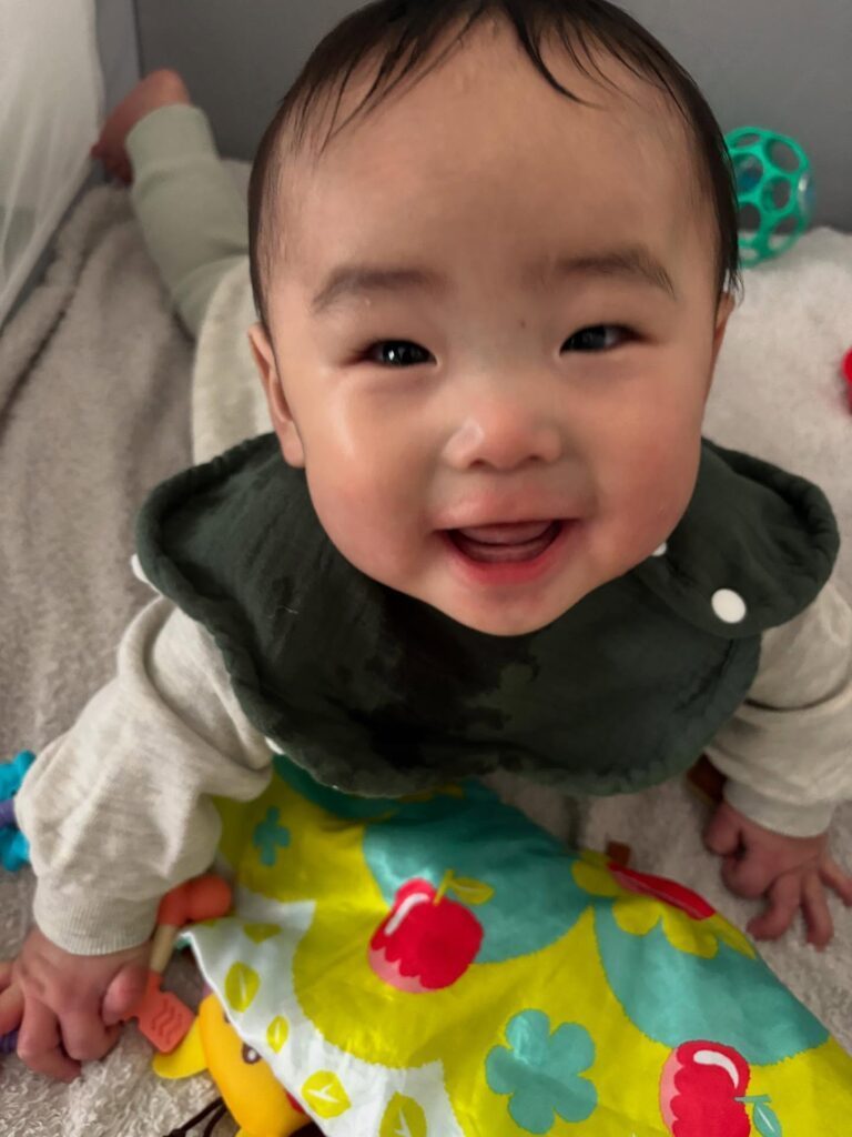 ニコニコの息子さん（＠ru.mi21さんより提供）