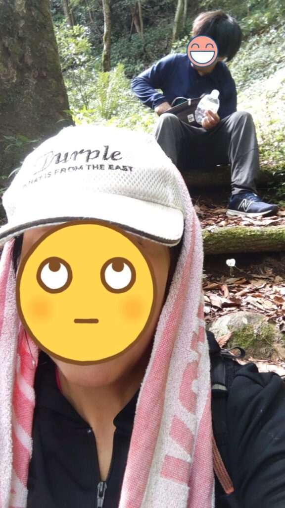 息子さんとの登山（＠konoyonohana0723さんより提供）