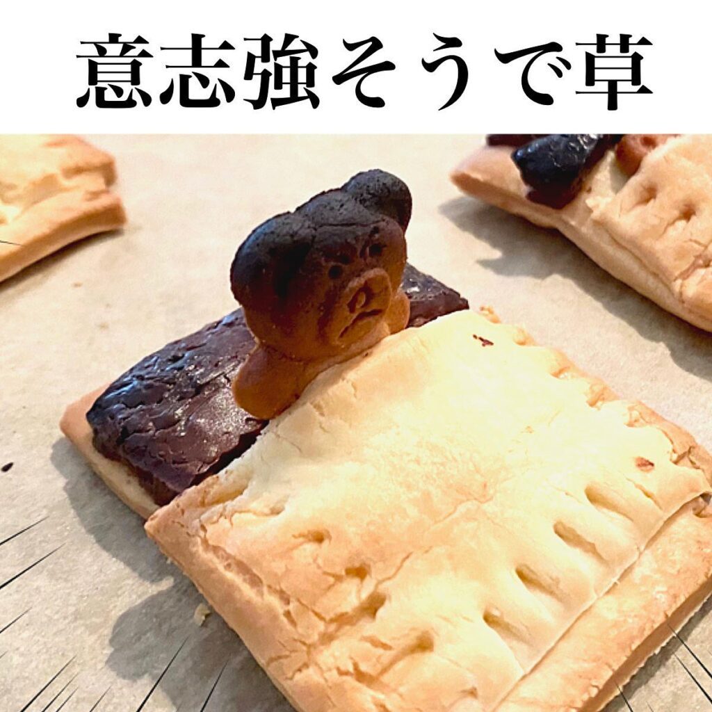 意志の強そうなくまさん（＠omochi_mangaさんより提供）