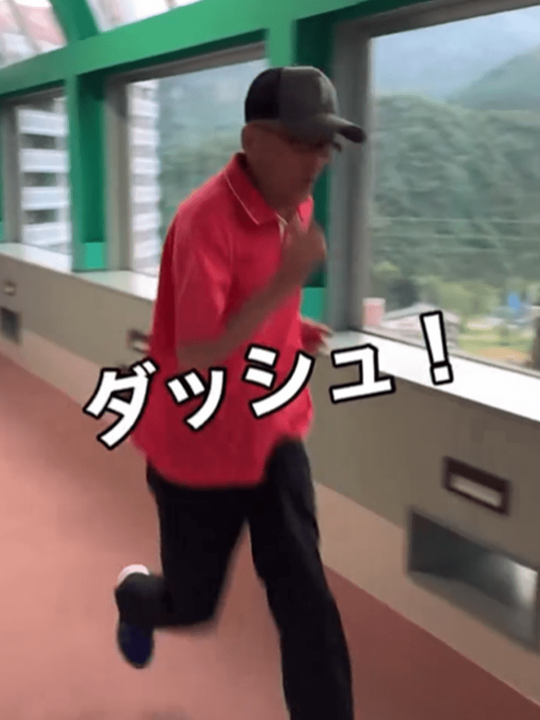 95歳になっても華麗なフォームで走る！（@hitoshi6765さんより提供）