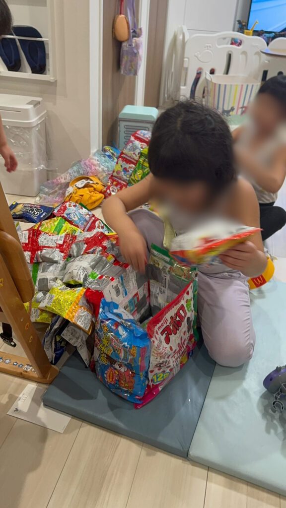 大興奮の娘さんたち（＠kitchen.ohisamaさんより提供）