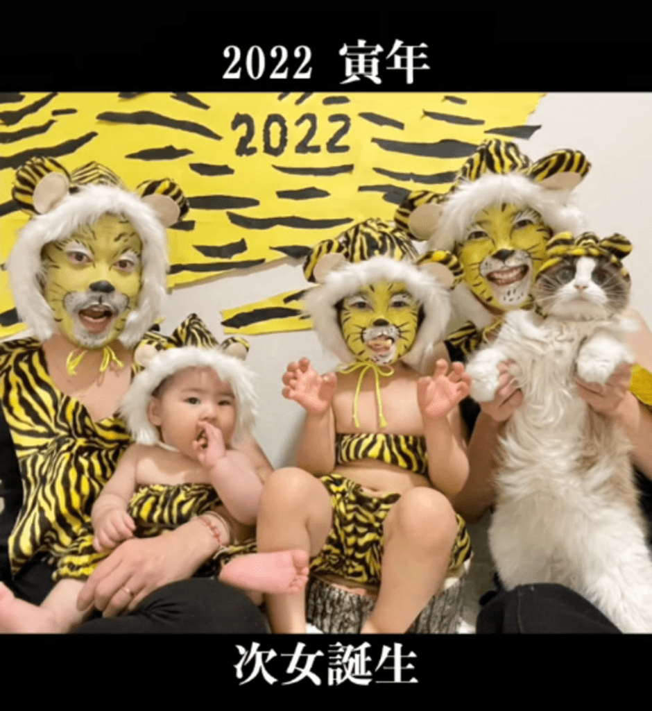 2022年寅年、お気に入りの1枚（@kohairomamaさんより提供）