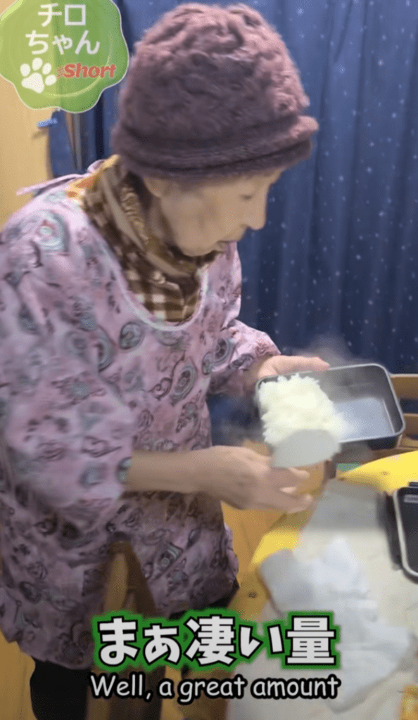 朝早くから…（@chirochan_channelさんより提供）