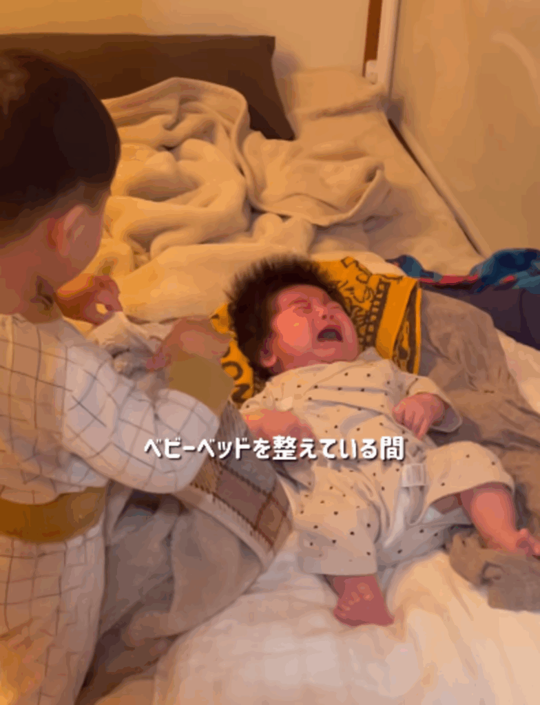 泣いている弟を見て…（@yuki_snow_mmmさんより提供）