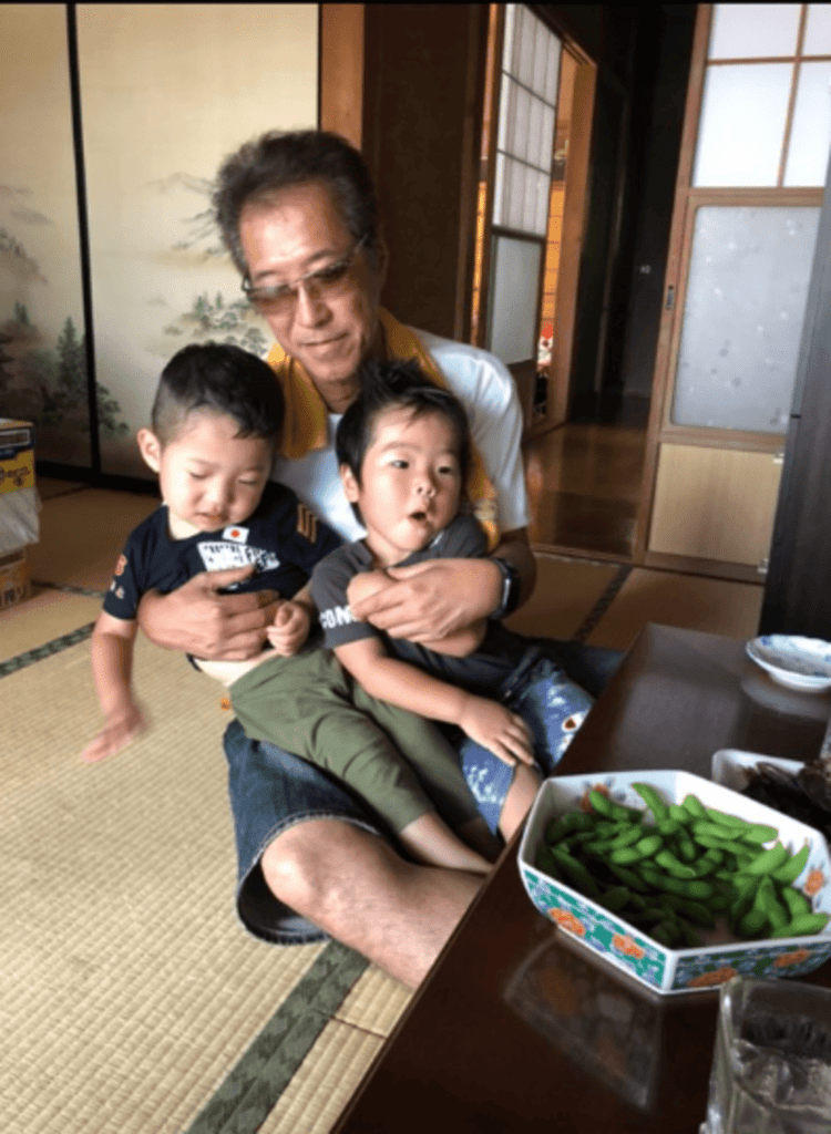 現在もカッコいい父の姿（＠hichamamam1227さんより提供）