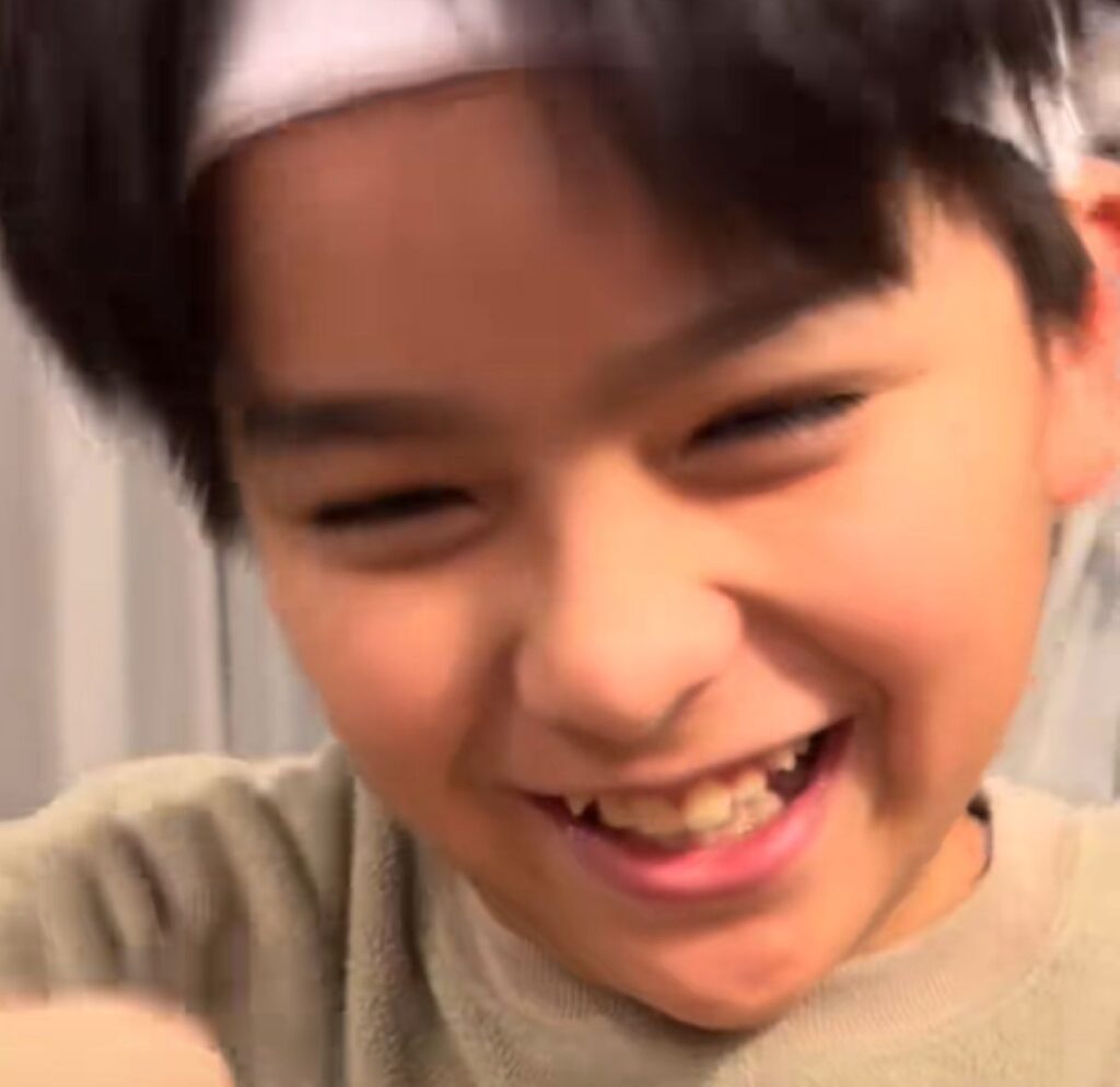 ハーフのような雰囲気は健在（＠family19080さんより提供）