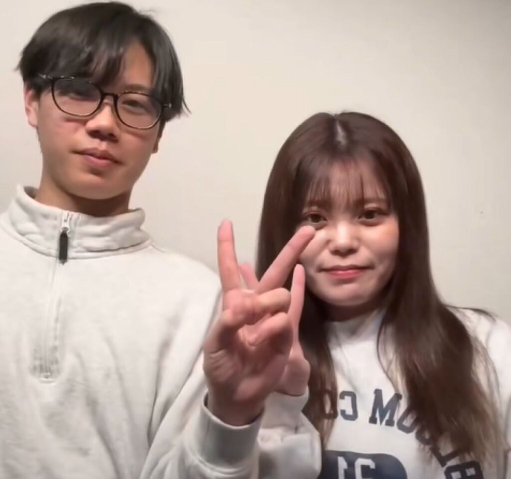 現在の2人（＠minribi0202さんより提供）