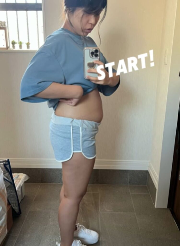 ダイエット開始時（＠puji_dietさんより提供）