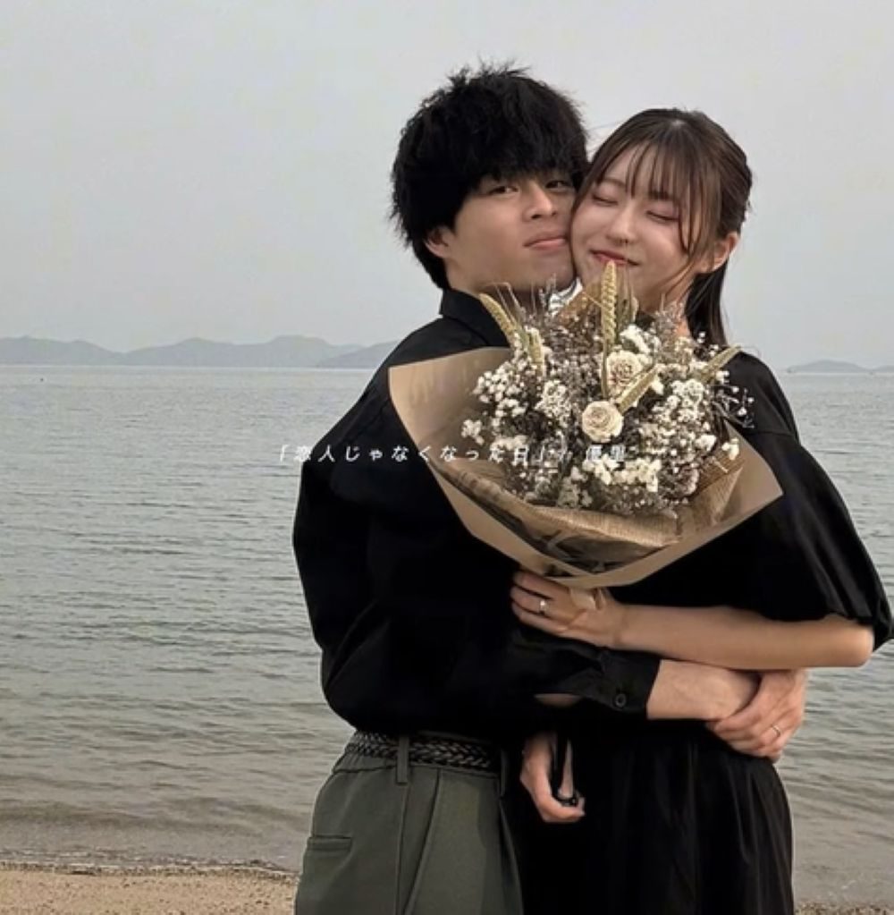 1番大切な付き合った日のカスミソウを入れたブーケ③（＠____yuo7さんより提供）