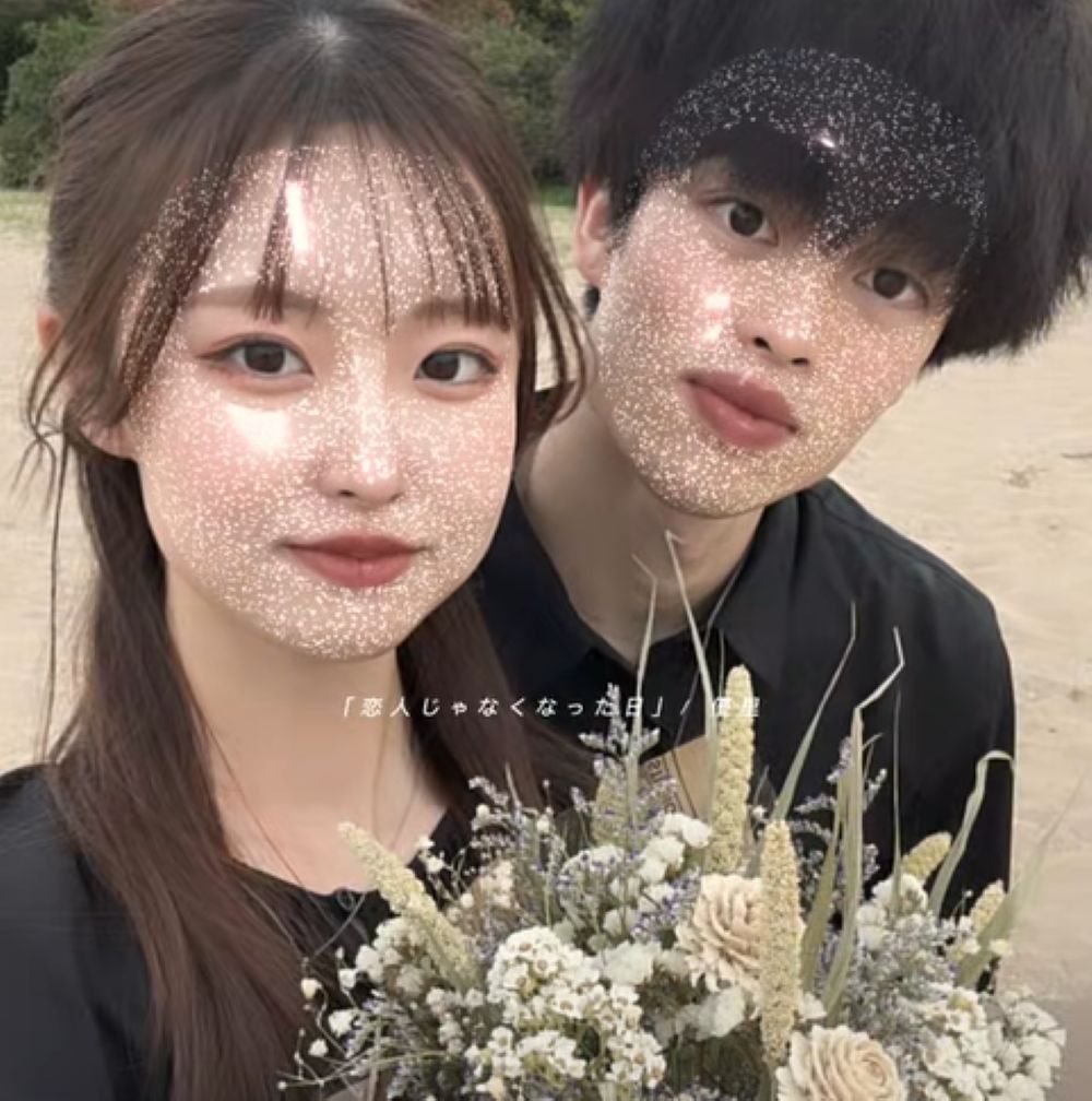 1番大切な付き合った日のカスミソウを入れたブーケ④（＠____yuo7さんより提供）