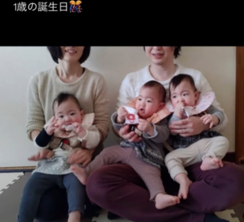 1歳の誕生日（＠mitsugoma0123さんより提供）