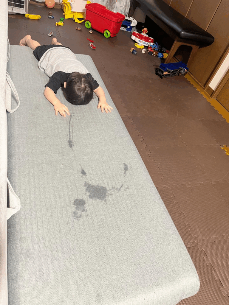 ほふく前進・後退の様子①（@takoromansaさんより提供）