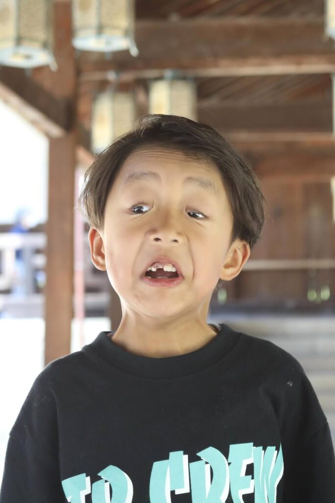 面白い変顔に（@sa.tsum.asさんより提供）