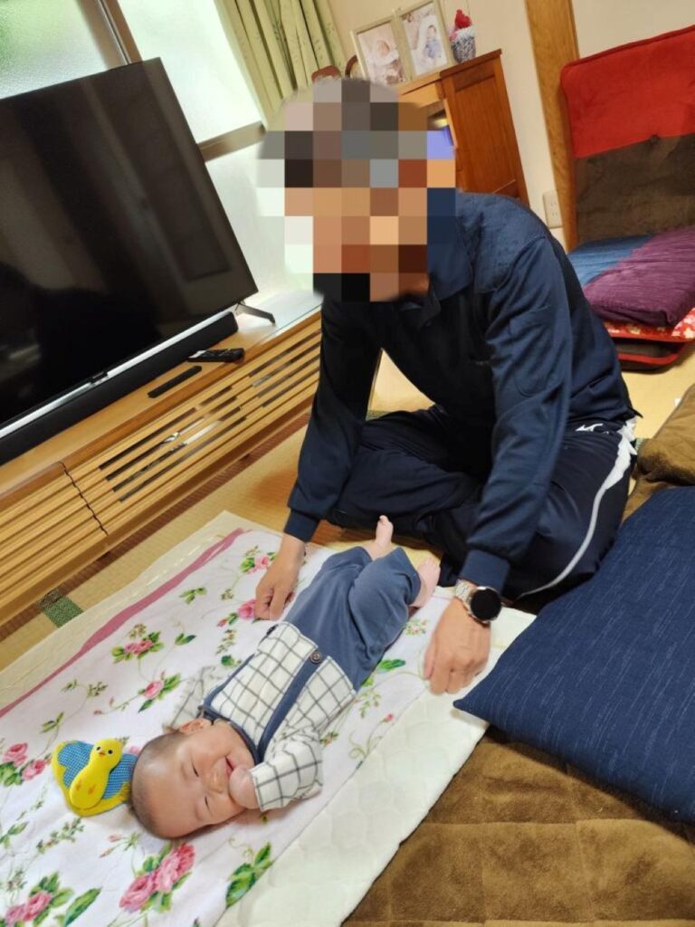 おじいちゃんと息子さん（＠00_chi_00さんより提供）