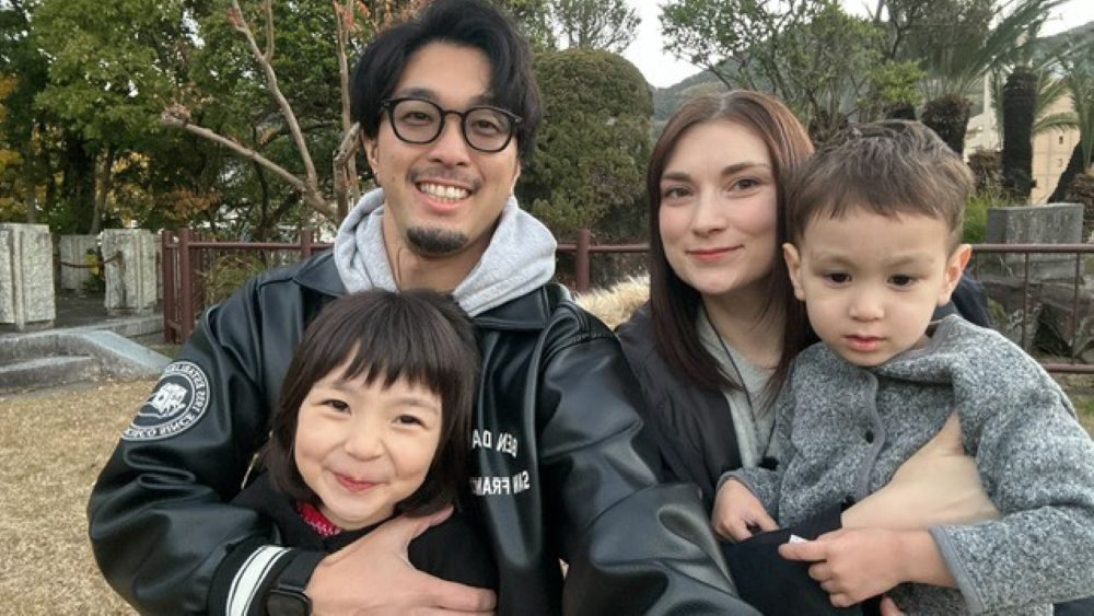 子どもたちと（＠halfkids_eigoさんより提供）