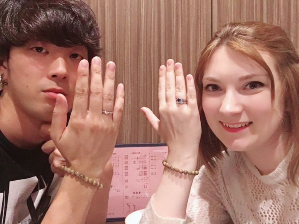 結婚指輪（＠halfkids_eigoさんより提供）