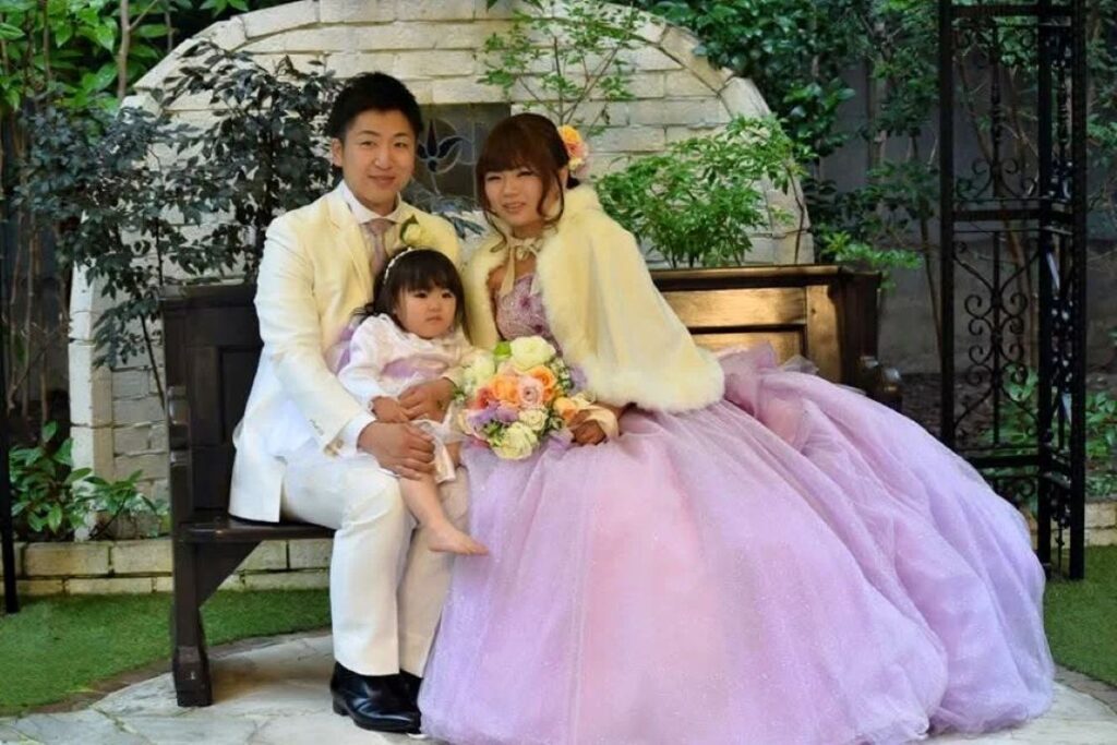 結婚式の写真（＠chigusa_lucu_cookieさんより提供）