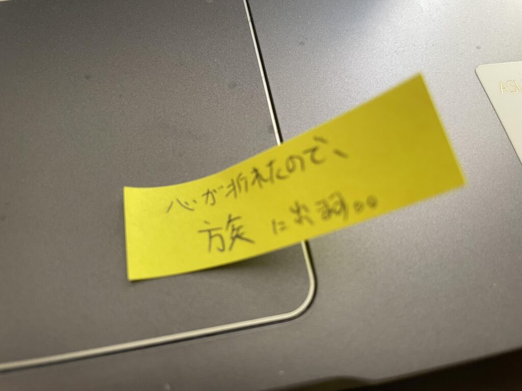 【実際の写真】　投稿者さんが見た光景