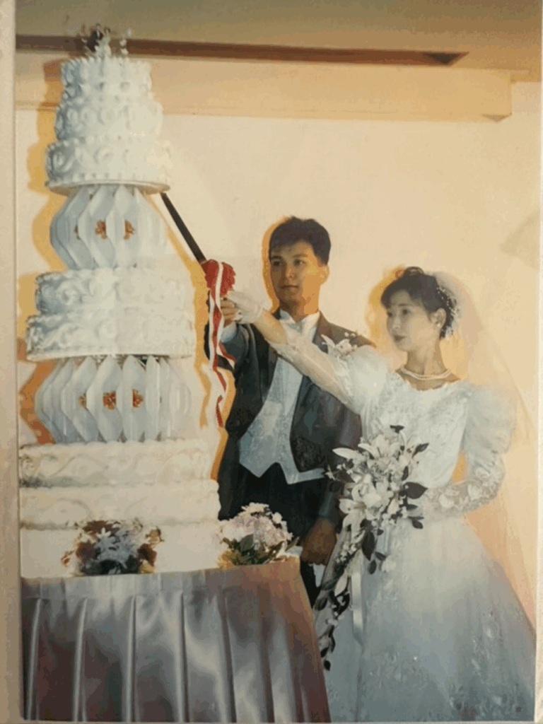 結婚式で撮影された写真（＠y__osk__iiさんより提供）